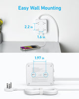 Anker 341 USB Power Strip - detail view | Silarius