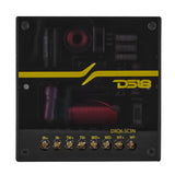 DXQ 6.5' 3-Way Component Speaker Set with Neodymium Magnet and Yellow Straw + Composite Foam Cone... - detail view | Silarius