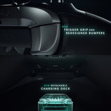 MODDEDZONE BLUE FIRE XBOX ELITE SERIES 2 CUSTOM MODDED CONTROLLER - detail view | Silarius