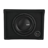 DFPU Under Seat 10' Shallow Subwoofer Enclosure | Sealed, Loaded, 600W RMS @ 2 Ohm - detail view | Silarius