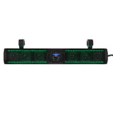 26' Marine Amplified Soundbar with Bluetooth USB & RGB Lighting 6 Speakers 600 Watts - rear view | Silarius