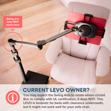 LEVO G2 Commercial Tablet Cart / Stand with 60 Watt USB-C Charging Port - detail view | Silarius