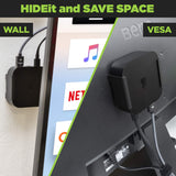 HIDEit ATV4K 3G | (2022) Apple TV 4K 3rd Generation Wall Mount - rear view | Silarius