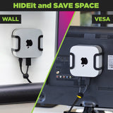HIDEit Mini4 | Apple Mac Mini M4 Wall Mount - rear view | Silarius