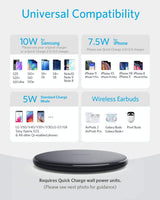 Anker 313 Wireless Charger (Pad) - rear view | Silarius