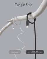 Anker 641 USB-C to Lightning Cable (Flow, Silicone) - rear view | Silarius
