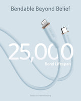 Anker 641 USB-C to Lightning Cable (Flow, Silicone) - detail view | Silarius
