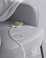 Anker 641 USB-C to Lightning Cable (Flow, Silicone) - detail view | Silarius
