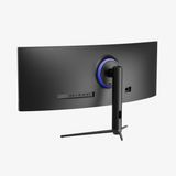 45' Curved Monitor - detail view | Silarius