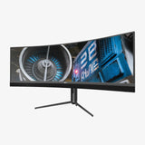 45' Curved Monitor - rear view | Silarius