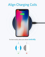 Anker 313 Wireless Charger (Pad) - detail view | Silarius
