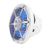 8' Marine 2-Way Hybrid Speaker with RGB LED, Compression Driver and Neodymium Magnet | 350W RMS 4... - detail view | Silarius