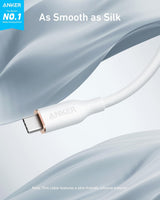 Anker 643 USB-C to USB-C Cable (Flow, Silicone) - detail view | Silarius
