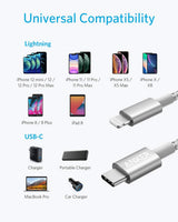 Anker 331 USB-C to Lightning Cable - detail view | Silarius