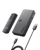 Anker HDMI Switch (4 in 1 Out, 4K HDMI) - front view | Silarius