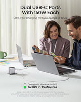 Anker Charger (140W, 4-Port, PD 3.1) - detail view | Silarius
