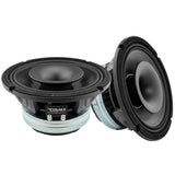 8' Neodymium Coaxial Hybrid Mid-Bass Water resistant Carbon Fiber Cone Loudspeaker with Built-in Dr... - side view | Silarius