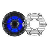 10' Marine 2-Way Hybrid Speaker with RGB LED, Compression Driver and Neodymium Magnet | 450W RMS 4-Ohm - side view | Silarius