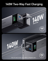 Anker 737 Power Bank (PowerCore 24K) - side view | Silarius