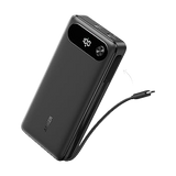 Anker Power Bank (20K, 87W, Built-In USB-C Cable) - front view | Silarius