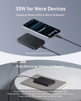 Anker MagGo Power Bank (10K, Slim) - detail view | Silarius