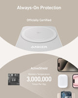 Anker MagGo Wireless Charging Station (Foldable 3-in-1) - detail view | Silarius