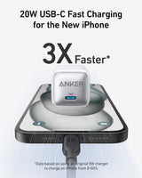 Anker Nano Charger (20W) - detail view | Silarius