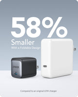 Anker 715 Charger (Nano II 65W) - detail view | Silarius