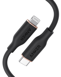 Anker 641 USB-C to Lightning Cable (Flow, Silicone) - front view | Silarius