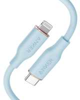 Anker 641 USB-C to Lightning Cable (Flow, Silicone) - detail view | Silarius