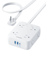 Anker 341 USB Power Strip - front view | Silarius