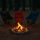 The Beck Chair - Ultra-Portable Heated Camping Chair - detail view | Silarius