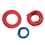 8-GA Amplifier Installation Wiring Kit - Red - rear view | Silarius