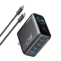 Anker Charger (140W, 4-Port, PD 3.1) - front view | Silarius