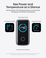 Anker Charger (140W, 4-Port, PD 3.1) - detail view | Silarius