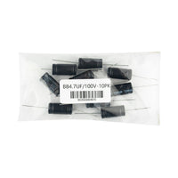 DS18 BB4.7UF/100V-10PK 4.7uF 100V Non-Polarized Bass Blocking Capacitor - front view | Silarius