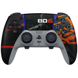 MODDEDZONE BlackZone PS5 DualSense Edge Custom Modded Wireless Controller - front view | Silarius