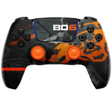 MODDEDZONE BlackZone M Series PS5 Custom Modded Controller - front view | Silarius