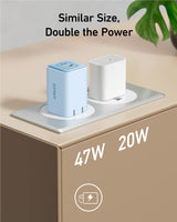Anker 523 Charger (Nano 3, 47W) - detail view | Silarius
