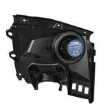 Can-Am Maverick X3 Dashboard Panel Loaded with 6.5' Speaker and Digital Lights - detail view | Silarius