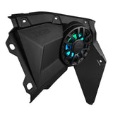 Can-Am Maverick X3 Dashboard Panel Loaded with 6.5' Speaker and Digital Lights - detail view | Silarius