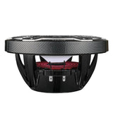 NXL 8' 2-Way Coaxial Marine Speaker With LED RGB Lights 125 Watts Rms 4-Ohm - Black Carbon Fiber - detail view | Silarius