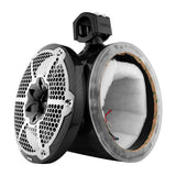 NXL 10' Marine and Powersports Empty Tower LED RGB Lights -Black Carbon Fiber - detail view | Silarius