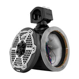 NXL 6.5' Marine and Powersports Empty Tower LED RGB Lights -Black Carbon Fiber - detail view | Silarius