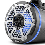 NXL 6.5' Marine and Powersports Towers LED RGB Lights 100 Watts Rms - Black Carbon Fiber - detail view | Silarius