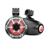 NXL 6.5' Neodymium Marine and Powersports Towers with Built-in Passive Radiator, 1' Driver and LED... - front view | Silarius
