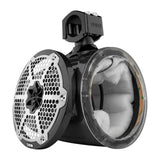 NXL 8' Marine and Powersports Empty Tower LED RGB Lights -Black Carbon Fiber - detail view | Silarius