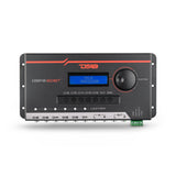 2-Channel In and 6-Channel Out Digital Sound Processor (DSP) with Bluetooth and LCD Screen - front view | Silarius