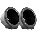 6.5' Universal Flat Mount Kick Panel Speaker Pod - Jet Skis, Jeeps, Motorcycles - RGB LED Lights - detail view | Silarius