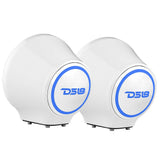 6.5' Universal Flat Mount Kick Panel Speaker Pod - Jet Skis, Jeeps, Motorcycles - RGB LED Lights - detail view | Silarius
